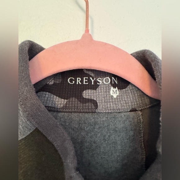 Greyson Sequoia Luxe Vest Mens Wool Blend Green Gray Medium Golf EUC - Picture 4 of 7